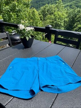 Title Nine Turquoise Athletic Shorts